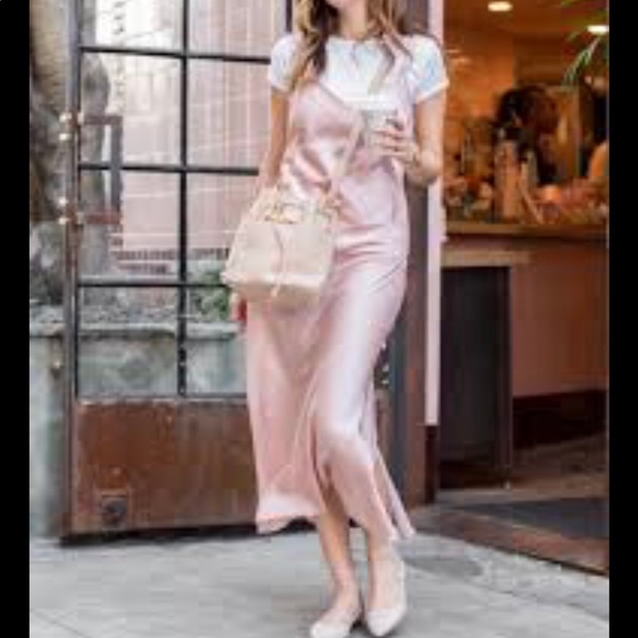 NWT- Slip dress blush , size 6 - Picture 6 of 7